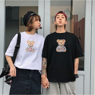 Áo phông đôi nữ form rộng tay lỡ unisex, áo thun đôi nữ form rộng tay lỡ unisex cotton AT080 Miucho in hình