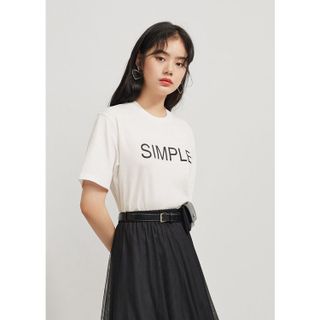 Áo thun nữ cổ tròn chất liệu cotton mềm mại form regular AR036 Miucho basic
