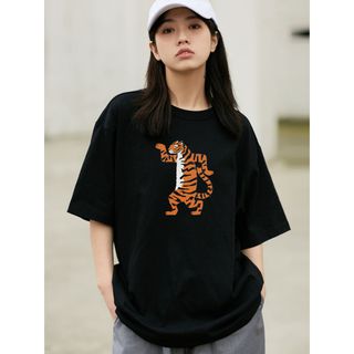 Áo phông nữ form rộng tay lỡ unisex đẹp, áo thun nữ form rộng tay lỡ unisex cotton hàn quốc AT047 Miucho in hình