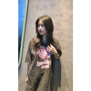 Áo thun form rộng nữ tay lỡ oversize, áo form rộng nữ hàn quốc chất vải cotton AT215 Miucho in hình hoạ tiết