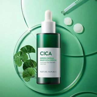 TINH CHẤT DƯỠNG DA GREEN DERMA MILD CICA SERUM 50ML - NATURE REPUBLIC