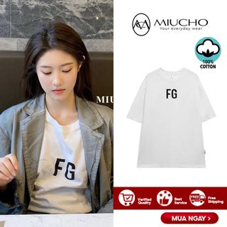 Áo phông nữ form rộng tay lỡ unisex đẹp, áo thun nữ form rộng tay lỡ unisex cotton hàn quốc AT044 Miucho basic tee