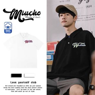 Áo polo nữ form rộng, áo thun polo nữ có cổ đẹp chất cotton form unisex PL019 Miucho basic