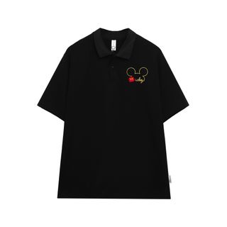 Áo polo nữ form rộng, áo thun polo nữ có cổ đẹp chất cotton form unisex PL032 Miucho in hình họa tiết