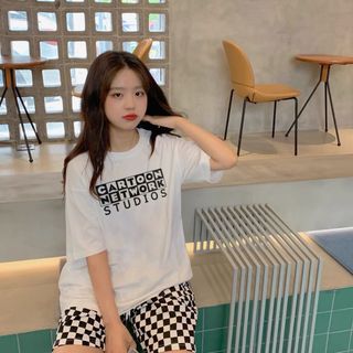 Áo phông nữ form rộng tay lỡ unisex đẹp, áo thun nữ form rộng tay lỡ unisex cotton hàn quốc AT059 Miucho basic tee