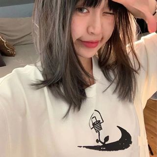Áo phông nke nữ form rộng tay lỡ unisex, áo thun nke nữ form rộng tay lỡ unisex cotton AT075 Miucho in logo