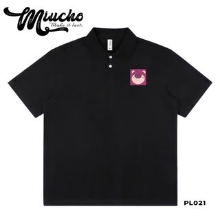 Áo polo nữ form rộng, áo thun polo nữ có cổ đẹp chất cotton form unisex PL021 Miucho in hình họa tiết