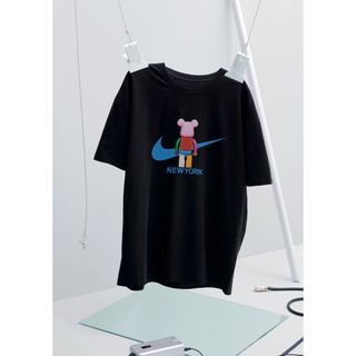 Áo phông bearbrick nữ form rộng tay lỡ unisex, áo thun bearbrick nữ form rộng tay lỡ unisex cotton AT030 Miucho in logo