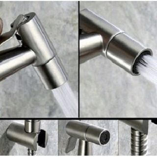 Vòi xịt vệ sinh bồn cầu chất liệu inox 304, bền, rẻ