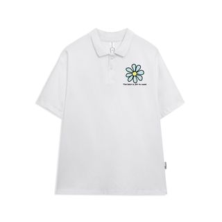 Áo polo nữ form rộng, áo thun polo nữ có cổ đẹp chất cotton form unisex PL014 Miucho in hoạ tiết