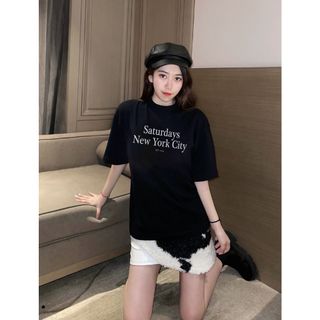 Áo phông nữ form rộng tay lỡ unisex đẹp, áo thun nữ form rộng tay lỡ unisex cotton hàn quốc AT100 Miucho basic tee