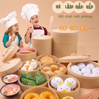 BỘ ĐỒ CHƠI NẤU ĂN BÁNH BAO FOOD 82 CHI TIẾT giá sỉ