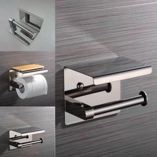 Móc giấy vệ sinh bằng inox sáng bóng, hiện đại, sang trọng
