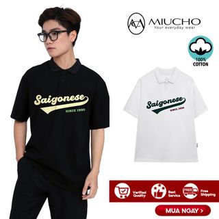 Áo polo nữ form rộng, áo thun polo nữ có cổ đẹp chất cotton form unisex PL009 Miucho basic
