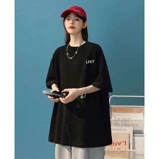 Áo phông nữ form rộng tay lỡ unisex đẹp, áo thun nữ form rộng tay lỡ unisex cotton hàn quốc AT066 Miucho basic tee