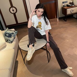 Áo phông nữ form rộng tay lỡ unisex đẹp, áo thun nữ form rộng tay lỡ unisex cotton hàn quốc AT058 Miucho in hình