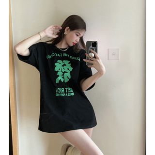 Áo thun nữ form rộng đẹp tay lỡ kiểu hàn quốc, áo phông nữ form rộng unisex vải cotton AT239 Miucho in họa tiết