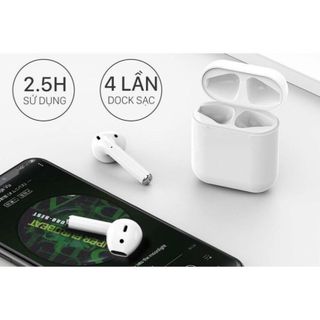 Tai nghe Bluetooth i12 TWS 5.0 tai nghe không dây i12 bản Quốc tế âm thanh chuẩn HIFI