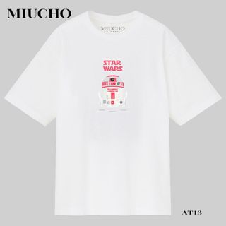 Áo phông nữ form rộng tay lỡ unisex đẹp, áo thun nữ form rộng tay lỡ unisex cotton hàn quốc AT013 Miucho in hình