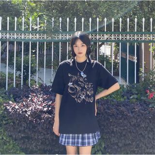 Áo thun nữ form rộng đẹp tay lỡ kiểu hàn quốc, áo phông nữ form rộng unisex vải cotton AT176 Miucho in hoạt tiết