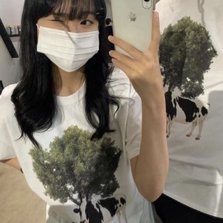 Áo thun nữ form rộng đẹp tay lỡ kiểu hàn quốc, áo phông nữ form rộng unisex vải cotton AT175 Miucho in hoạt tiết