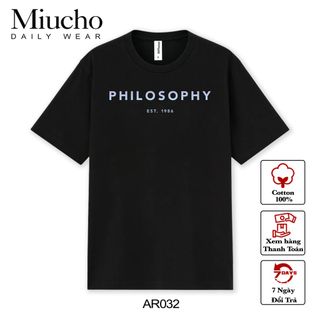 Áo thun nữ cổ tròn chất liệu cotton mềm mại form regular AR032 Miucho basic