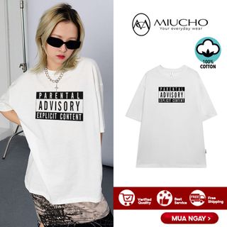Áo phông nữ form rộng tay lỡ unisex đẹp, áo thun nữ form rộng tay lỡ unisex cotton hàn quốc AT015 Miucho basic tee