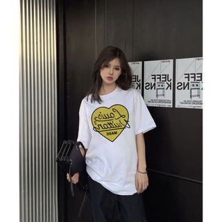 Áo thun nữ form rộng đẹp tay lỡ kiểu hàn quốc, áo phông nữ form rộng unisex vải cotton AT242 Miucho in họa tiết