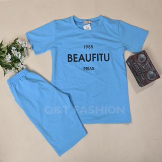 Sét bộ nữ ,đồ bộ lững ngố nữ thun tici ,thời trang xuân hè BL 10-XANH NGỌC
