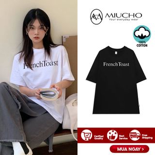 Áo thun nữ form rộng đẹp tay lỡ kiểu hàn quốc, áo phông nữ form rộng unisex vải cotton AT158 Miucho in hoạt tiết