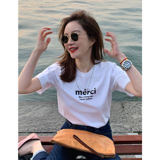 Áo thun nữ cổ tròn chất liệu cotton mềm mại form regular AR025 Miucho basic
