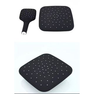 Sen tắm nóng lạnh màu đen bao gồm cả vòi xịt full phụ kiện