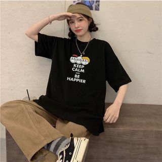 Áo phông nữ form rộng tay lỡ unisex đẹp, áo thun nữ form rộng tay lỡ unisex cotton hàn quốc AT116 Miucho basic tee