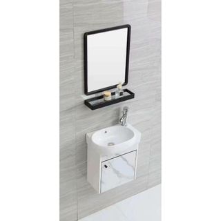 Bộ tủ chậu lavabo thiết kế hiện đại nhỏ gọn, phù hợp với không gian nhà tắm không quá lớn giá sỉ