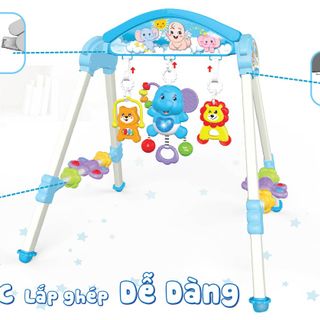 Kệ chữ A chú voi xanh ngỗ nghĩnh _ Ngôi nhà tuổi thơ của bé