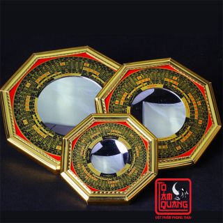 Gương bát quái cầu lồi / lõm xua đuổi tà ma - Trấn trạch mang lại bình an - TÔ TÂM QUANG