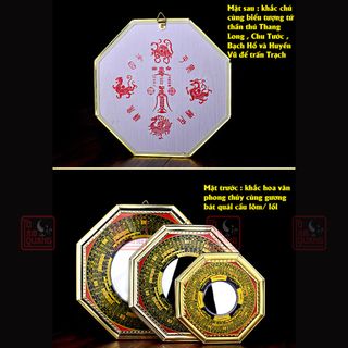 Gương bát quái cầu lồi / lõm xua đuổi tà ma - Trấn trạch mang lại bình an - TÔ TÂM QUANG