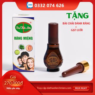 Tinh Dầu Trị Sâu Răng Hôi Miệng Dạ Thảo Liên 20ml [Giá sỉ mới nhất] giá sỉ