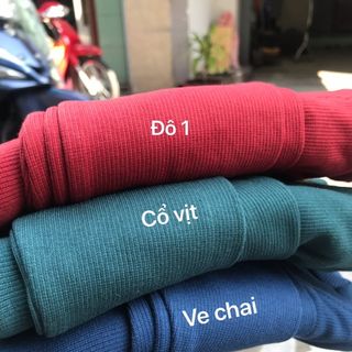 FREESHIP TOÀN QUỐC_ĐẦM TAY DÀI CỔ TRÒN GÂN CAO CẤP (Full màu)