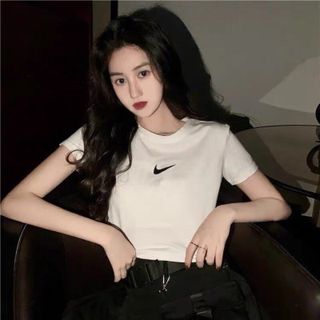 Áo Thun Croptop thêu Niikee CT