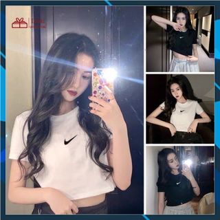 Áo Thun Croptop thêu Niikee CT