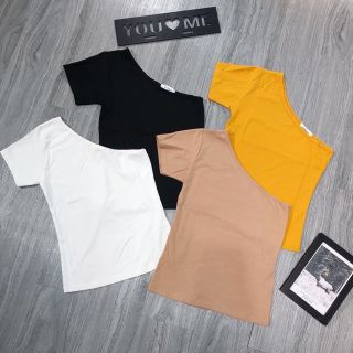 Áo Lệch Vai ( chất bozip kèm ảnh thật )