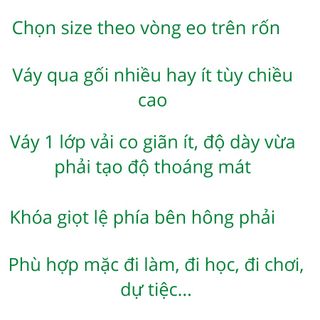 Chân váy xòe công sở dáng dài vải tuyết mưa loại 1 màu đen CVXD011