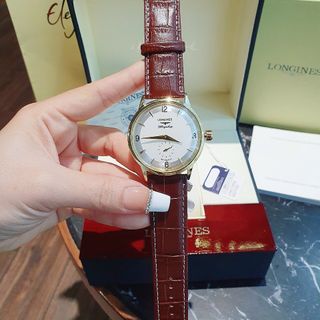 ĐỒNG HỒ LONGlNES DÂY DA NAM NEW