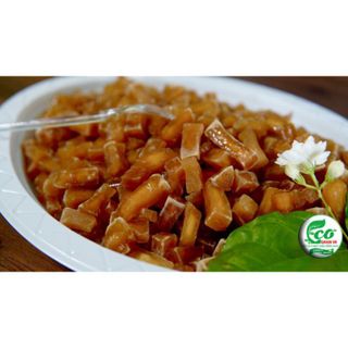Cùi Bưởi Nấu Chè Đã Tẩm Bột Đường Vị Thốt Nốt Sấy Khô (500g) Về Chỉ Việc Nấu - Cùi Bưởi Thanh Tâm