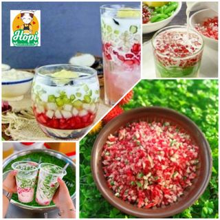 Hạt Lựu Khô Nấu Chè Sương Sa Hạt Lựu 100g/500g giá sỉ