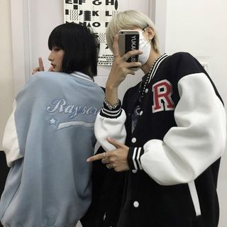 Áo khoác bomber thun nỉ bông form dưới 70kg, logo thêu đẹp