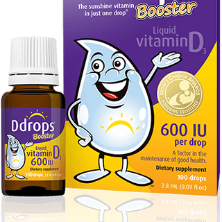 (có bill nhập)Vitamin D3 Ddrops Booster 600iu (Vitamin d cho trẻ trên 1 tuổi) giá sỉ