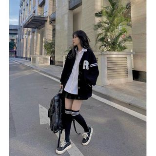 Áo khoác cardigan thun nỉ mịn form dưới 70kg