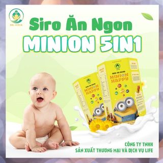 Siro ăn ngon MINION Happy 30 gói - 10ml/gói